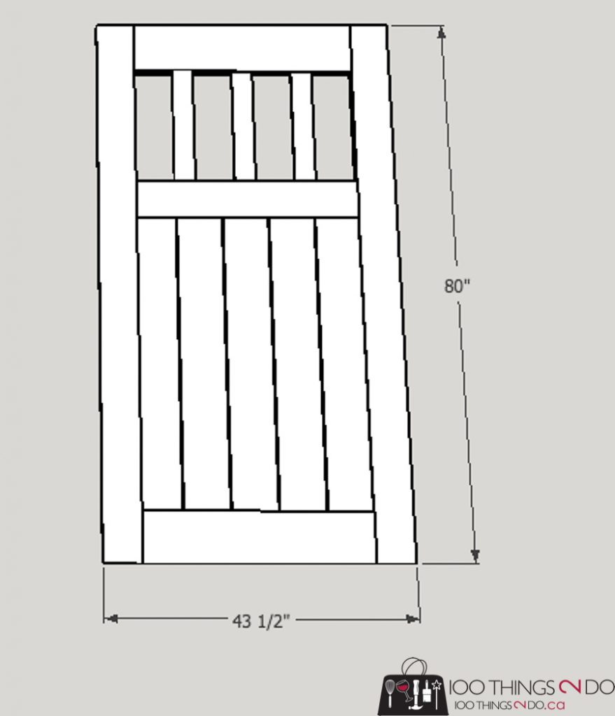 How To Make A DIY Garden Gate Free building plans and tutorial