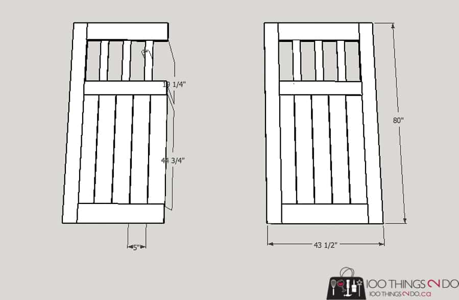 Garden gate, building plans for gate, fence gate, DIY gate, privacy gate