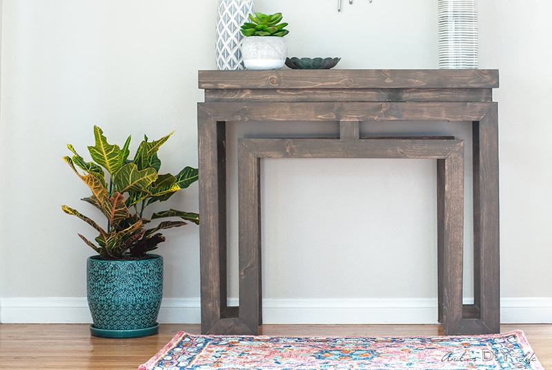 DIY Console table based on Ballard Designs