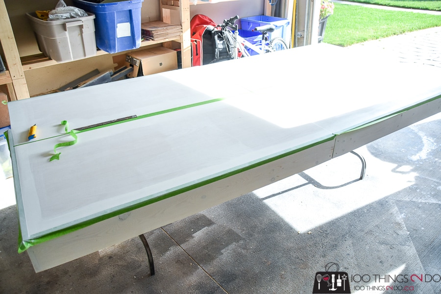 How To Make A DIY Folding Ping Pong Table - Half the cost ...