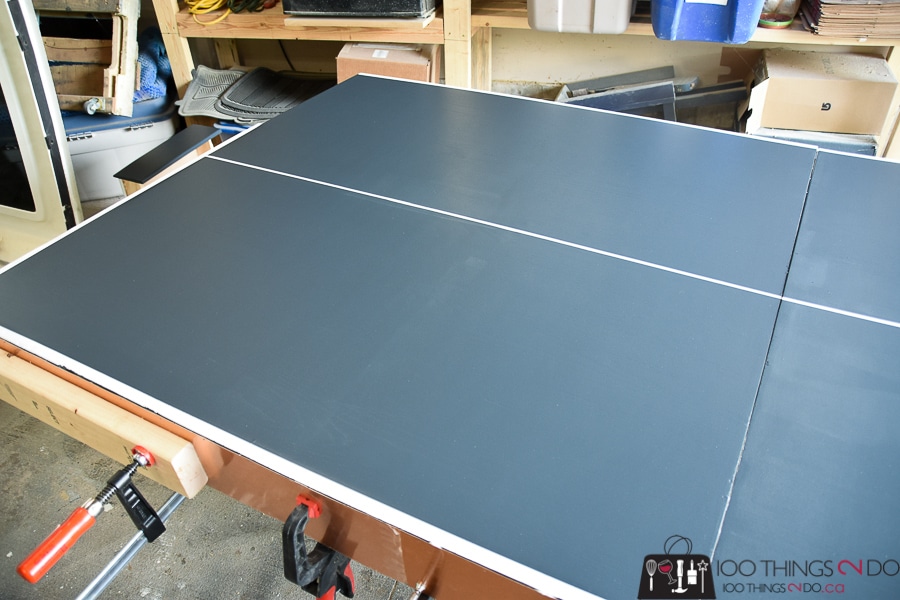 Ping pong deals table with wheels