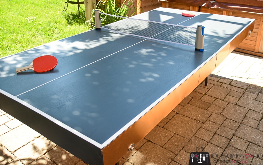 Standard Outdoor Ping Pong Table (White)