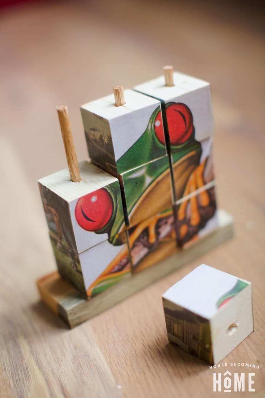 How to make a DIY Stacking Block Puzzle From Scrap Wood