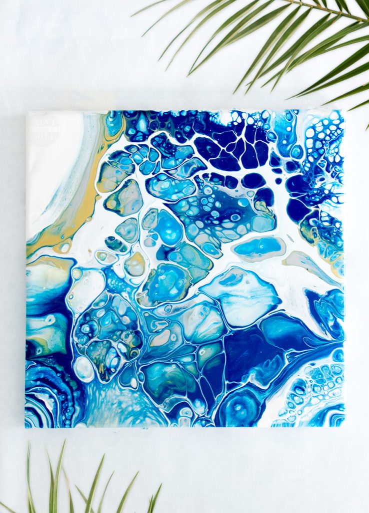 Create easy art with simple acrylic pouring techniques anyone can do