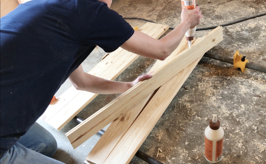 DIY an Extra Large Cutting Board and Stove Cover with Jessie