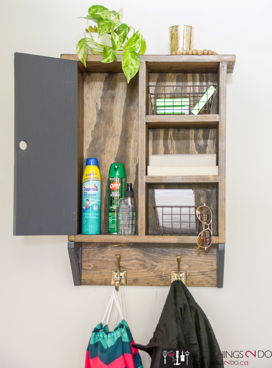 DIY Wall Organizer + Shelf - How to Nest for Less™