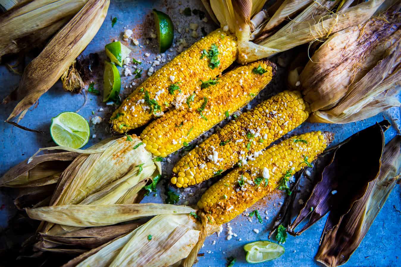 Mexican Corn on the Cob Recipe - Elote Recipe - Mexican Street Corn