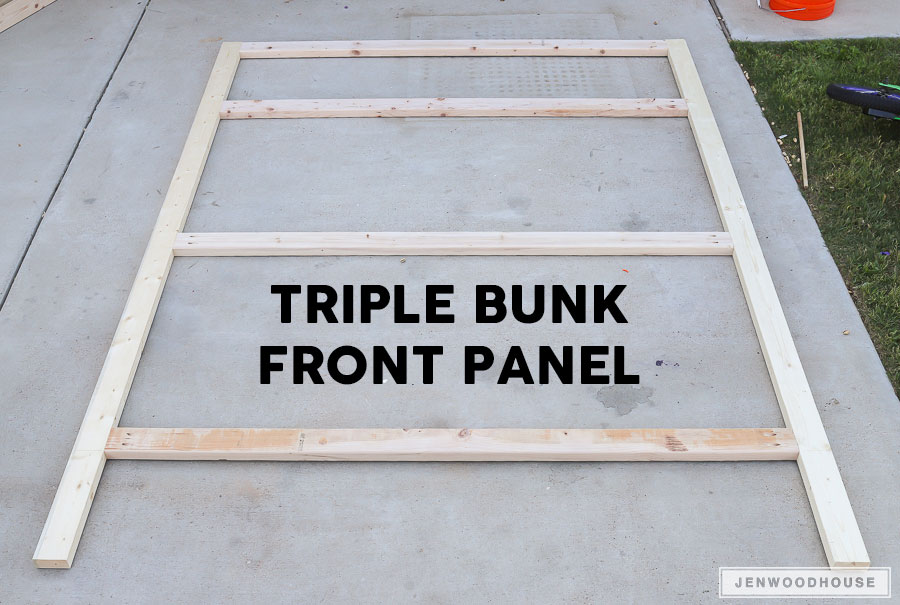 How To Build A Diy Triple Bunk Bed, Triple Decker Bunk Bed Plans