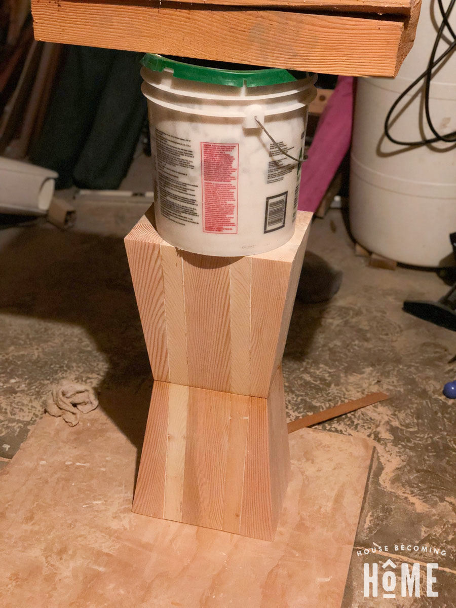 Glue Table piece together