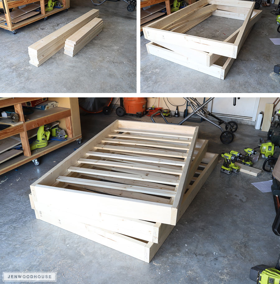 How To Build A Diy Triple Bunk Bed, Do It Yourself Bunk Beds With Stairs