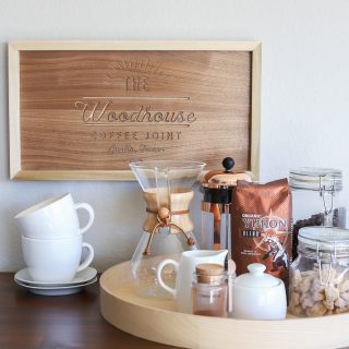 How to make a DIY wood personalized coffee shop sign