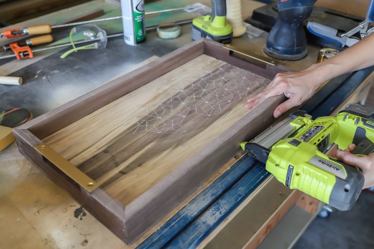 How To Make A DIY Wood And Epoxy Resin Inlay Coffee Serving Tray