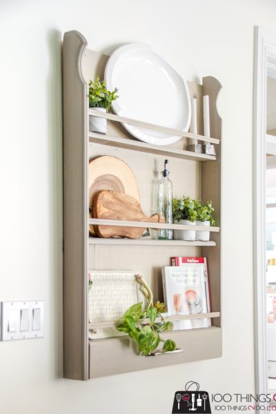 How to build a DIY plate rack