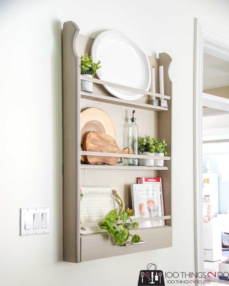 How To Build An Easy DIY Wall Plate Rack