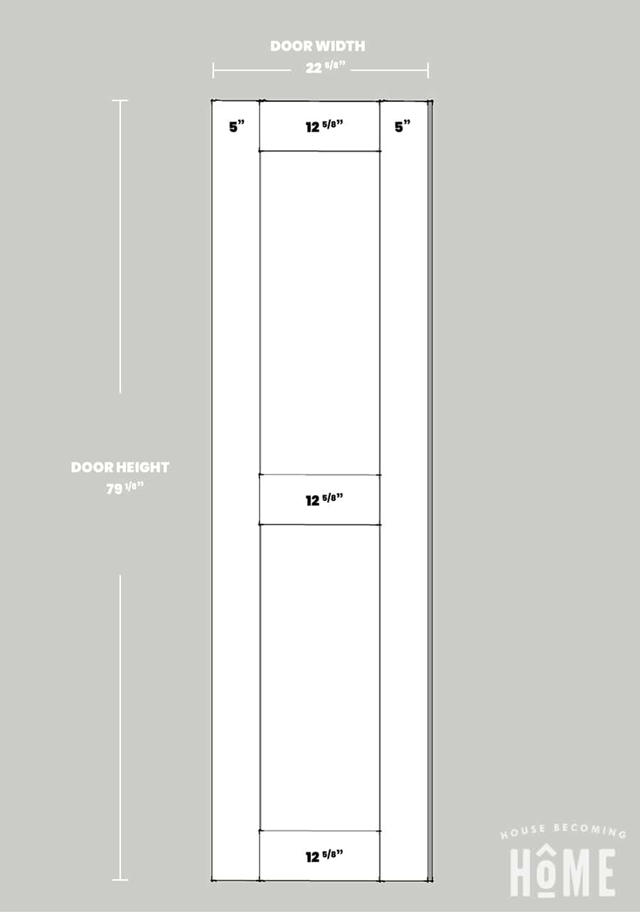 Diy Two Panel Shaker Style Door How To Build Tutorial