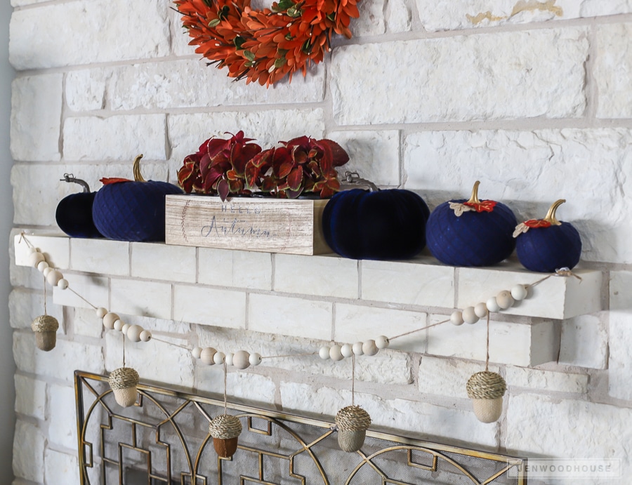 Fall mantel decorating ideas