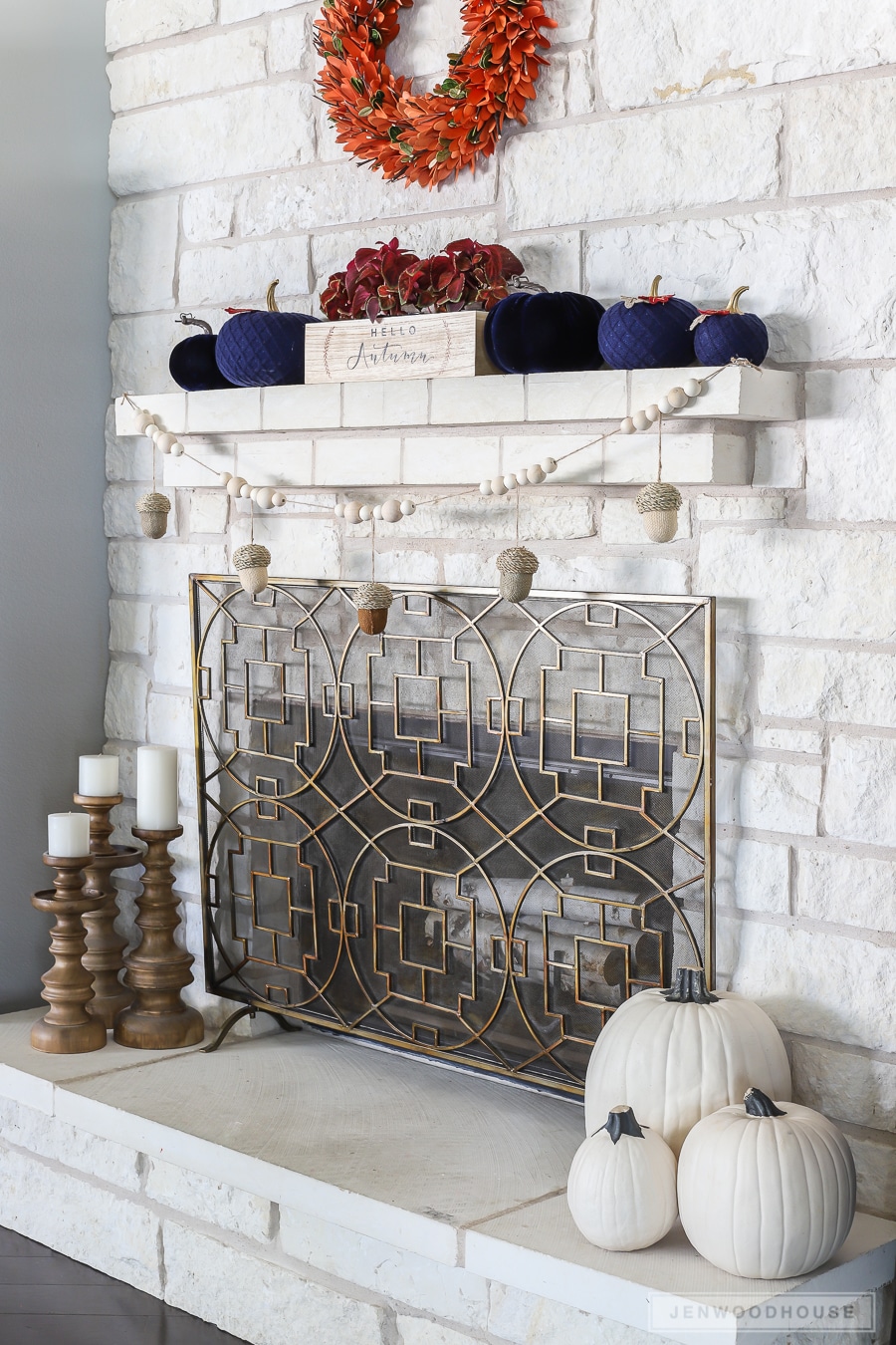 Fall mantel decorating ideas