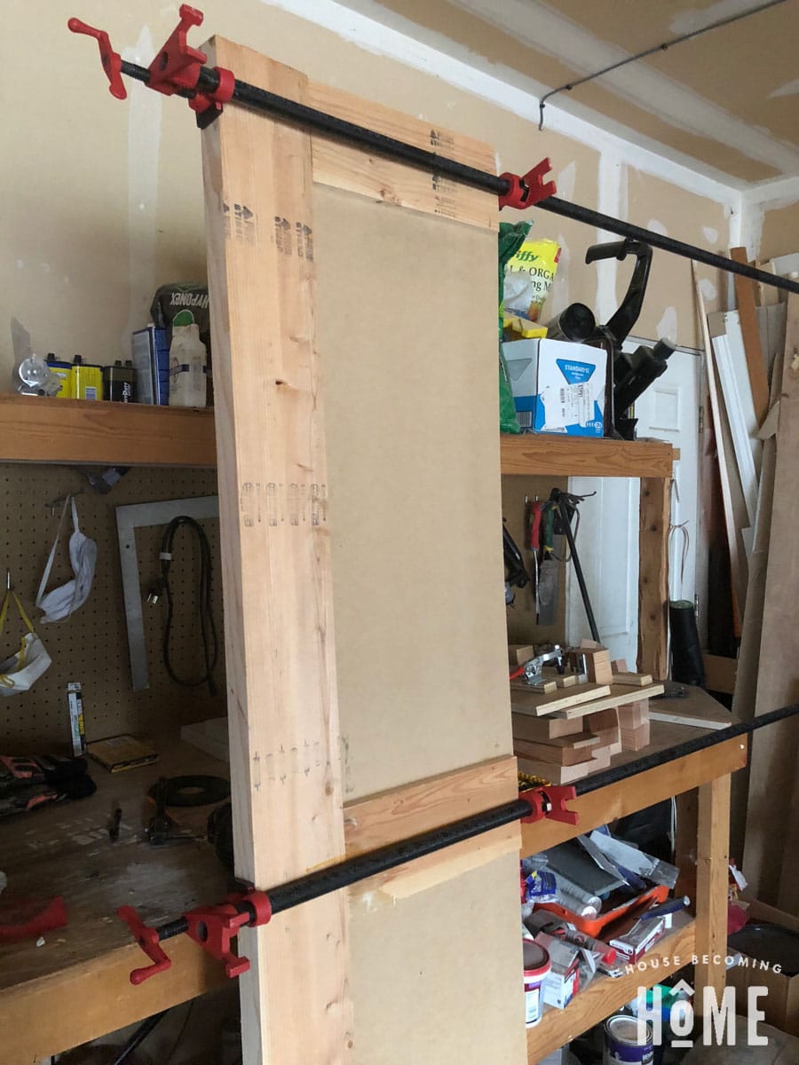 Pipe Clamp DIY door