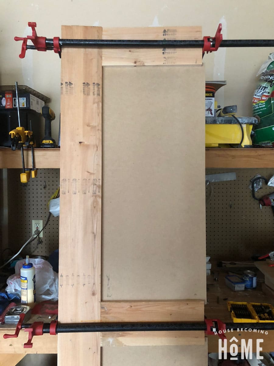 Pipe Clamp DIY door