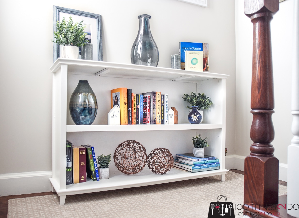 Short deals wide bookshelf