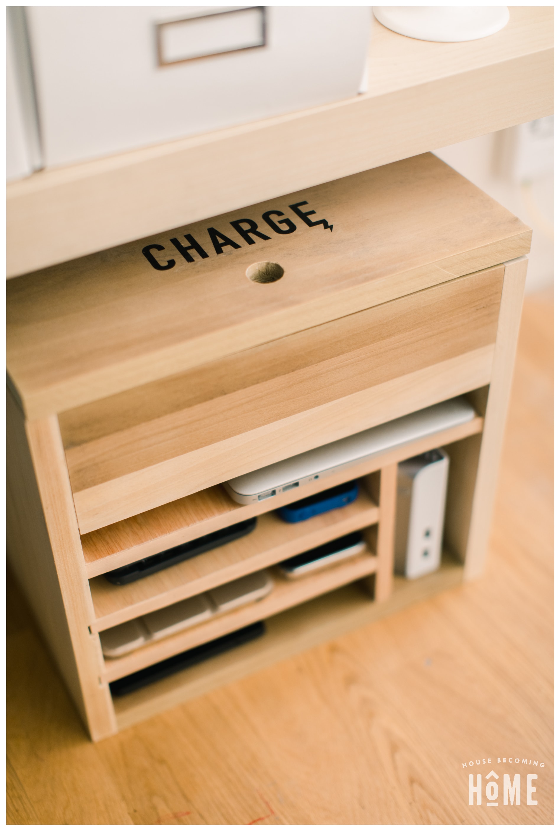 How to Hide Cords from Charging Stations on Desk