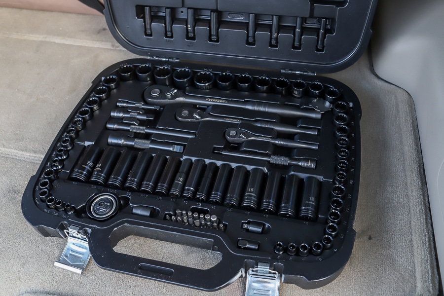 Husky mechanic store tool box