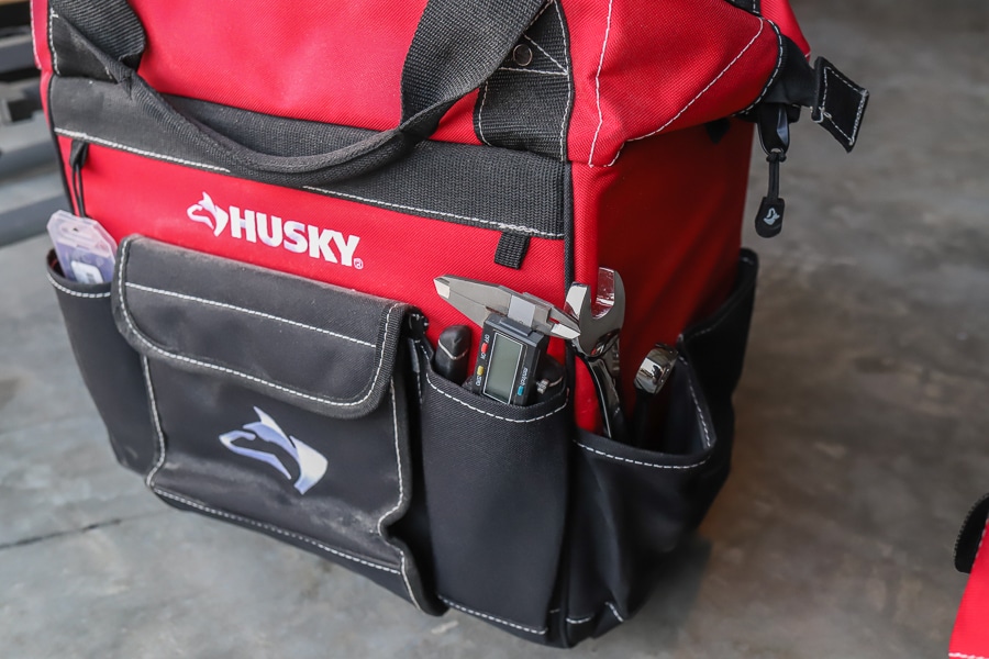 Husky 18 large mouth tool bag Review 