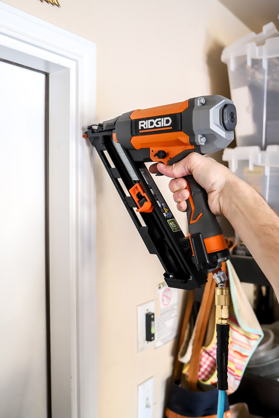 ridgid battery operated finish nailer