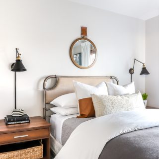Guest bedroom makeover with The Home Depot's new home decor line