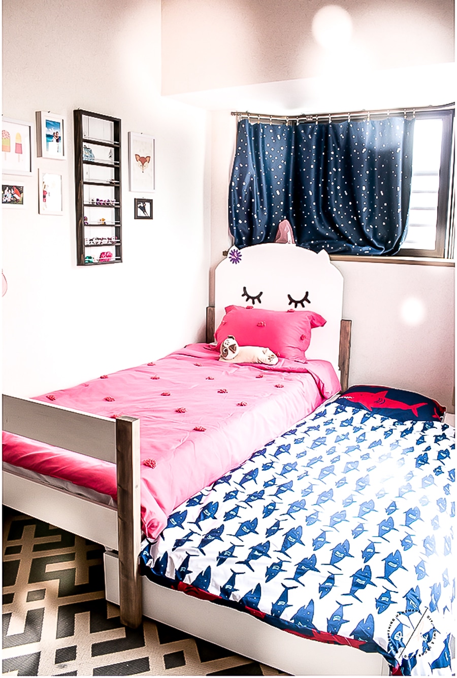 Twin bed for discount girl with trundle