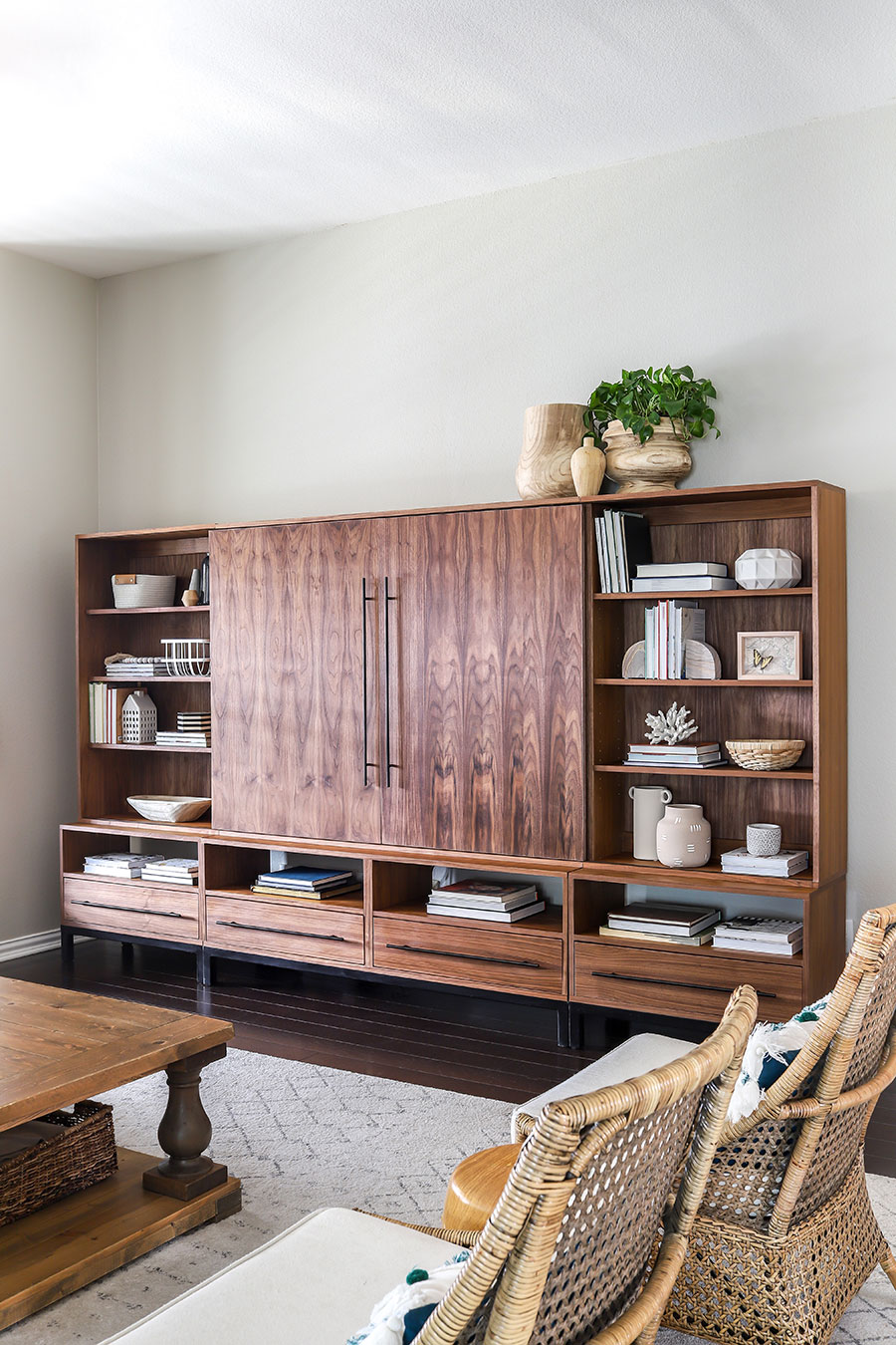 How To Build A Diy Entertainment Center Modern Sliding Door Media Unit