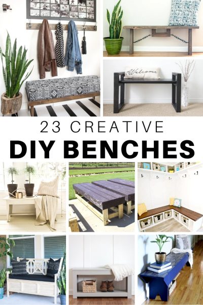 23 Creative DIY Bench Plans and Ideas – The House of Wood