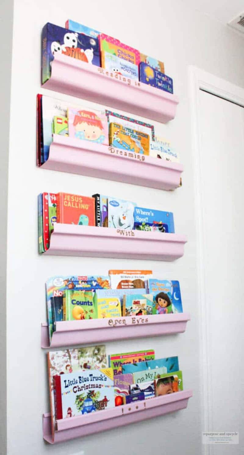 diy bookshelf for kid