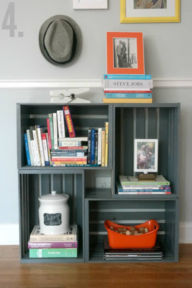 diy bookshelf for kids