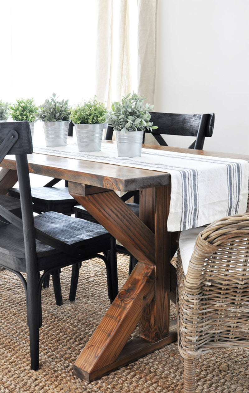 Build A Rustic Dining Room Table : 40 Diy Farmhouse Table Plans Ideas For Your Dining Room Free - We carry a huge selection of dining tables to make sure we have something.
