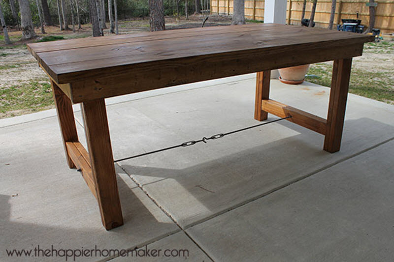 20 Gorgeous Diy Dining Table Ideas And, Timber Dining Table Plans