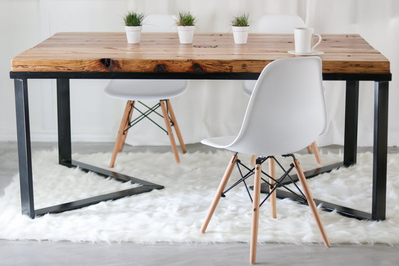 Diy Wooden Dining Chair  . Worn Wooden Furniture Can Easily Be Updated With A New Paint Job.