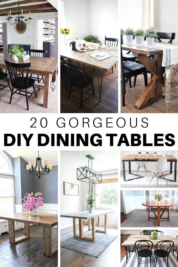 DIY Dining Table Ideas Anyone Can Build