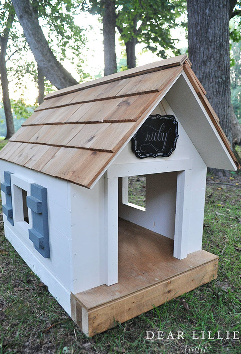 Handmade store dog house