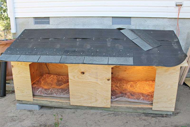 how much does it cost to build an insulated dog house