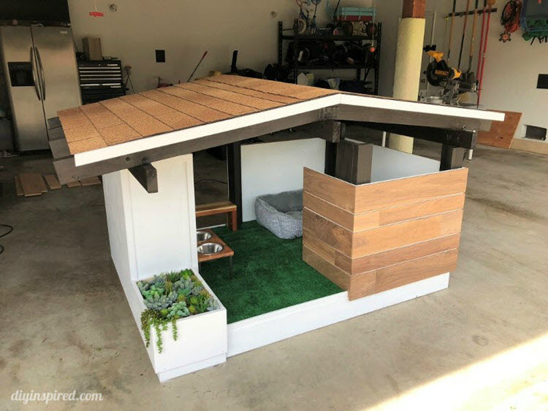 Homemade dog 2024 house ideas