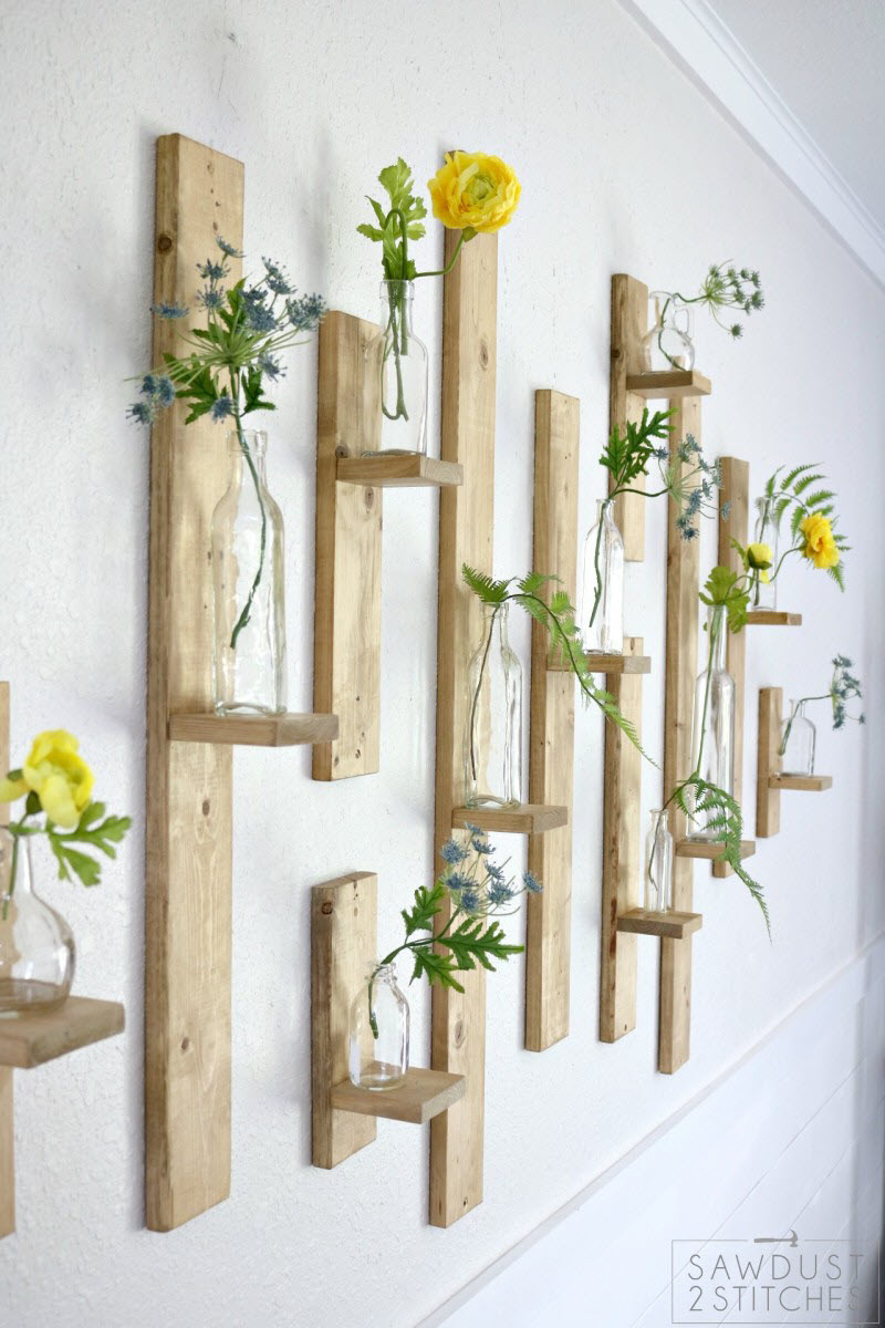 20 Cute DIY Wood Home Decor Projects The House Of Wood   DIY Wood Home Decor 16 