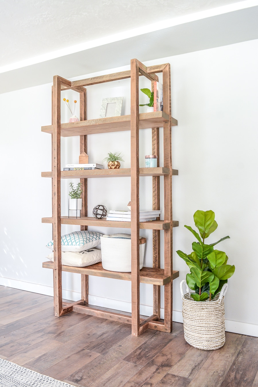 How To Build A Diy Geometric Bookshelf