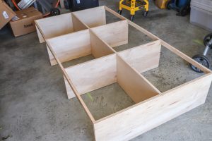 How to build a DIY kids house bed with storage - build plans and tutorial