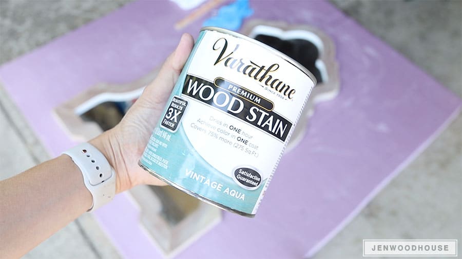 Varathane Wood Stain in Vintage Aqua