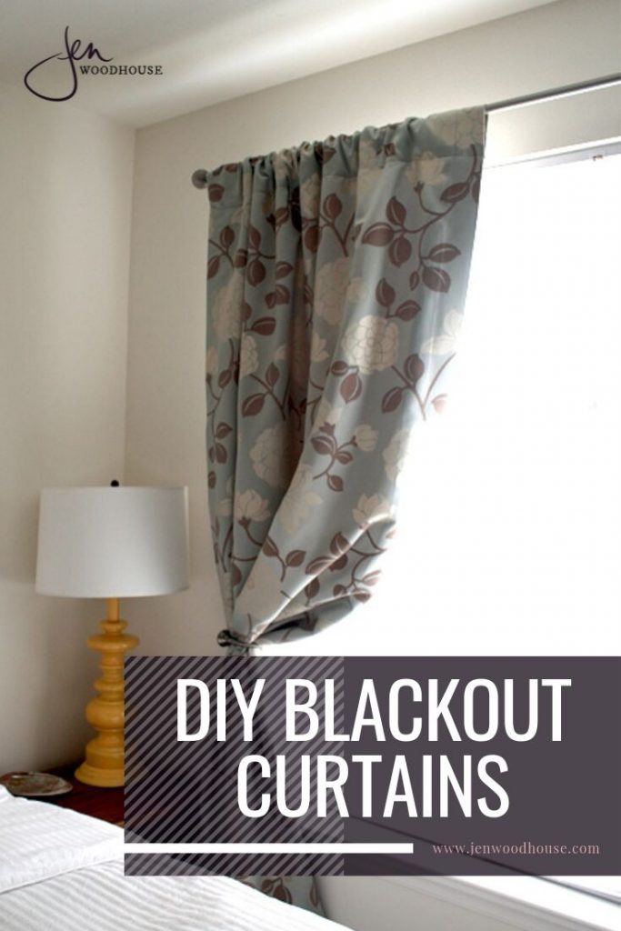 DIY Blackout Lined Curtains