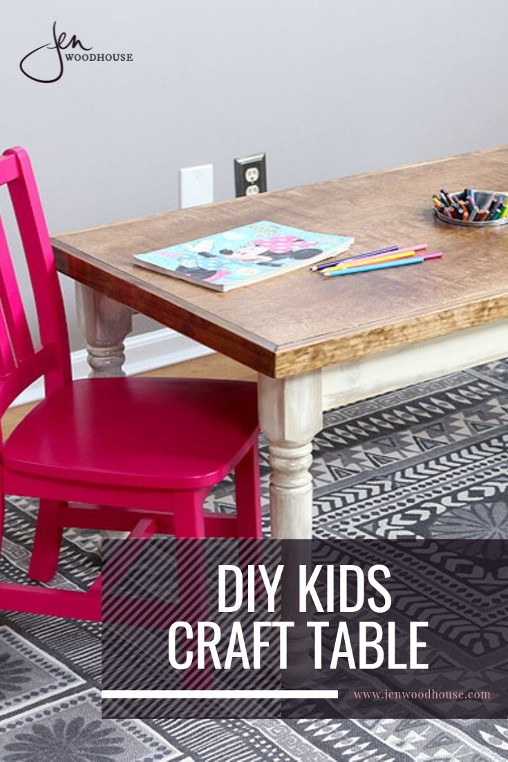 diy kids farmhouse table