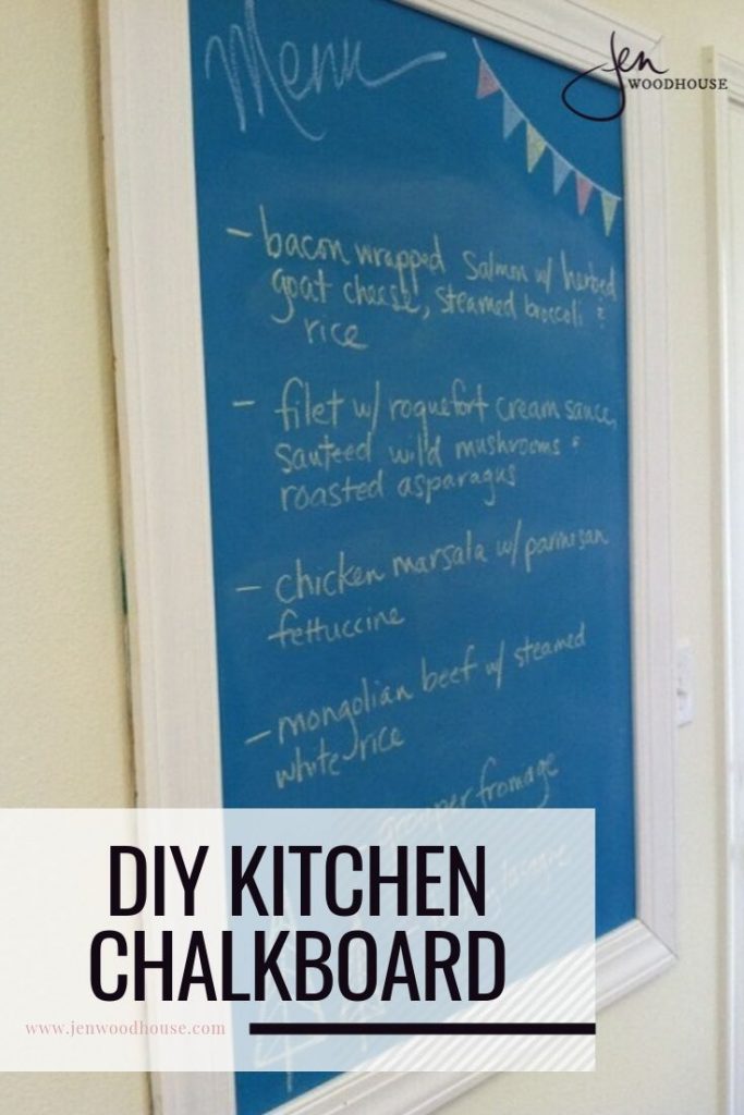 How to make a DIY chalkboard sign