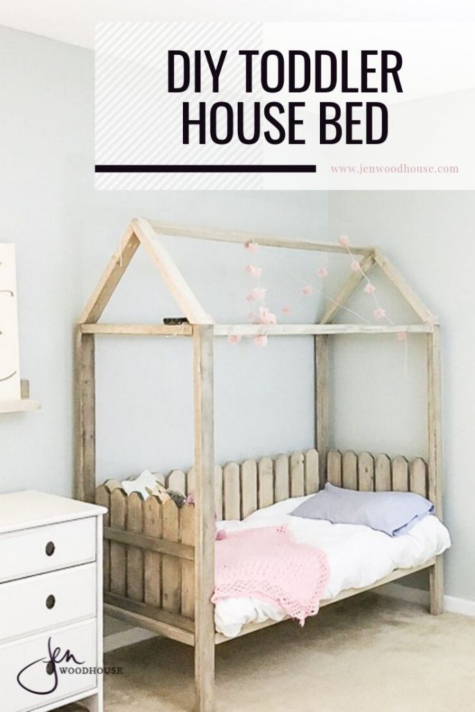 DIY Toddler House Bed