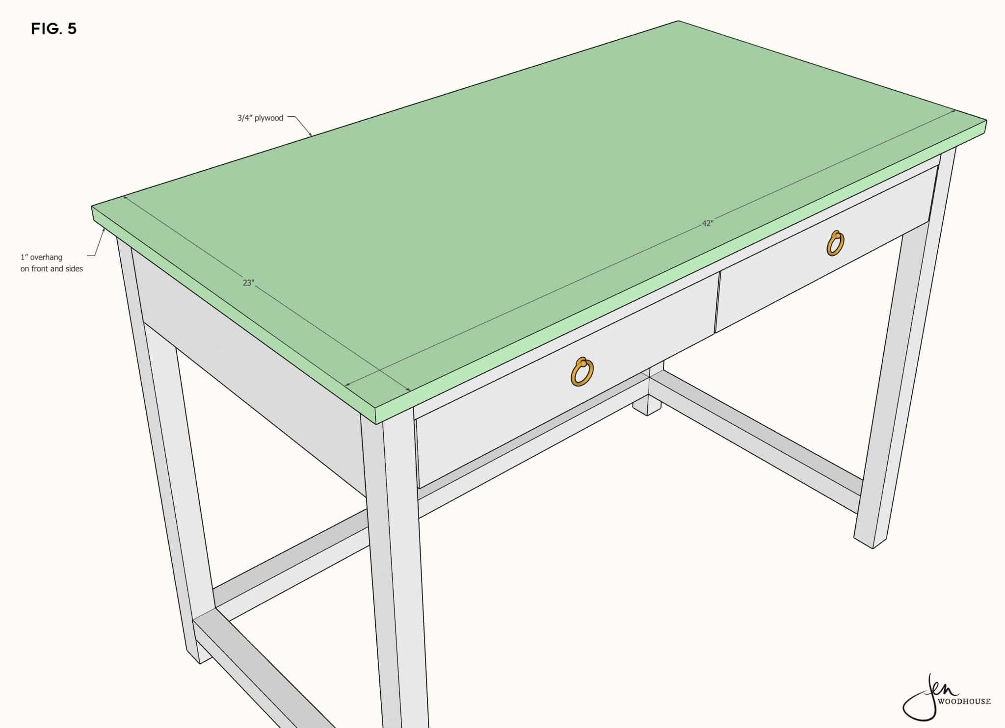 DIY Makeup Vanity Plans by Jen Woodhouse Learn How To Build